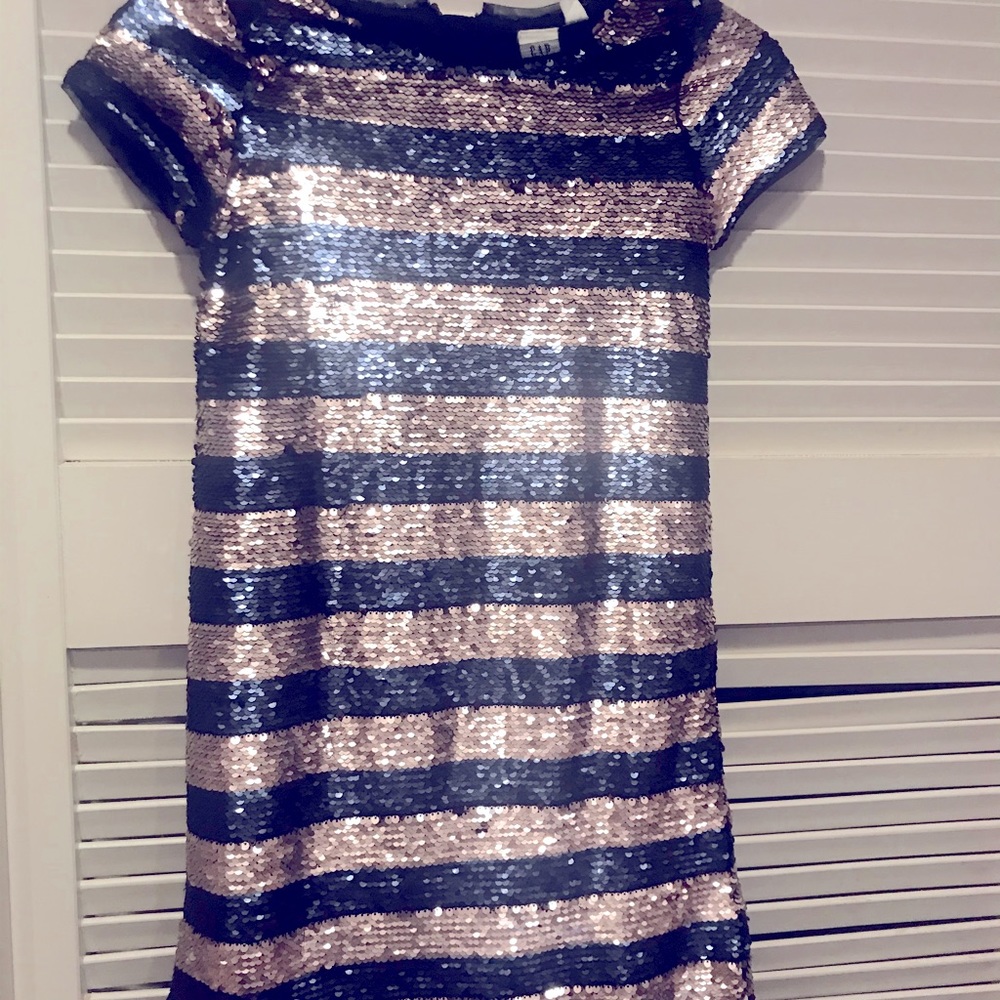 Gap Kids sequined short aline dress.